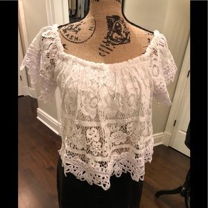 Free people lace top